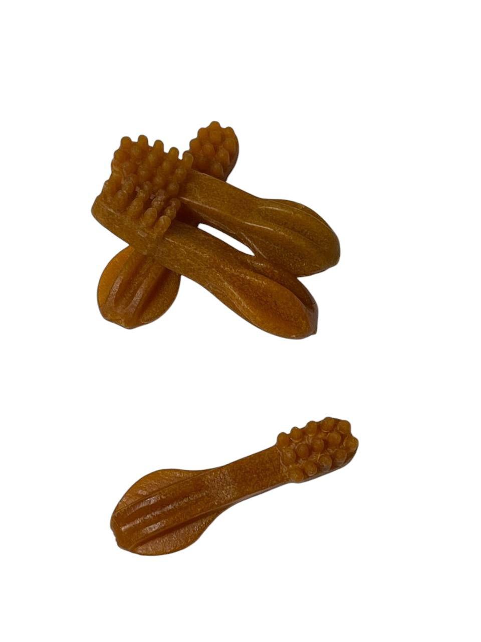 Ласощі для собак Дентал зубна щітка зі смаком курки ПОШТУЧНО, фото 1