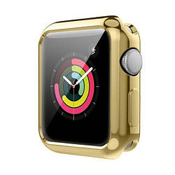 Чохол Apple Watch 42 mm матовий TPU Silicone 0.6mm Gold