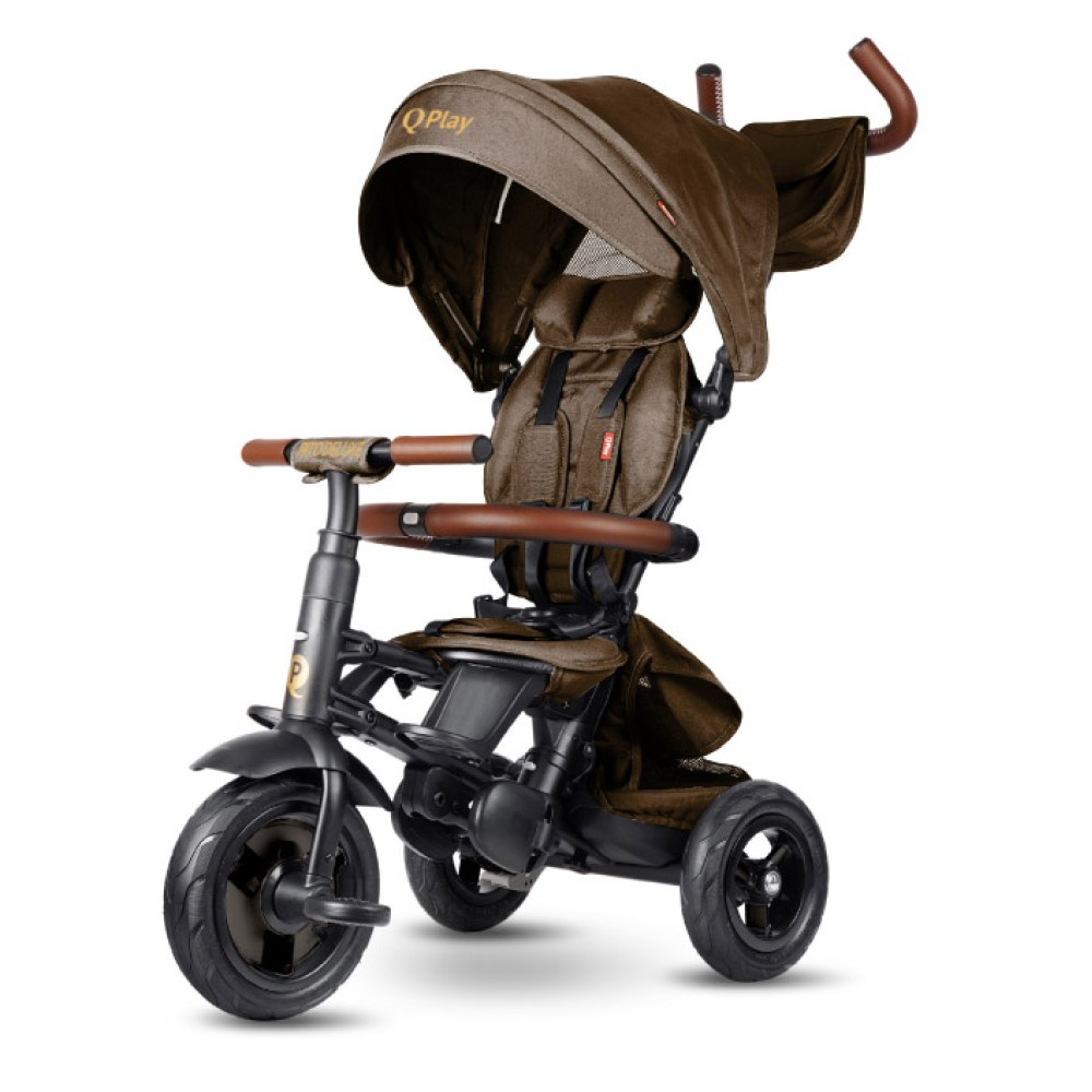 Велосипед складаний триколісний дитячий Rito Deluxe Brown