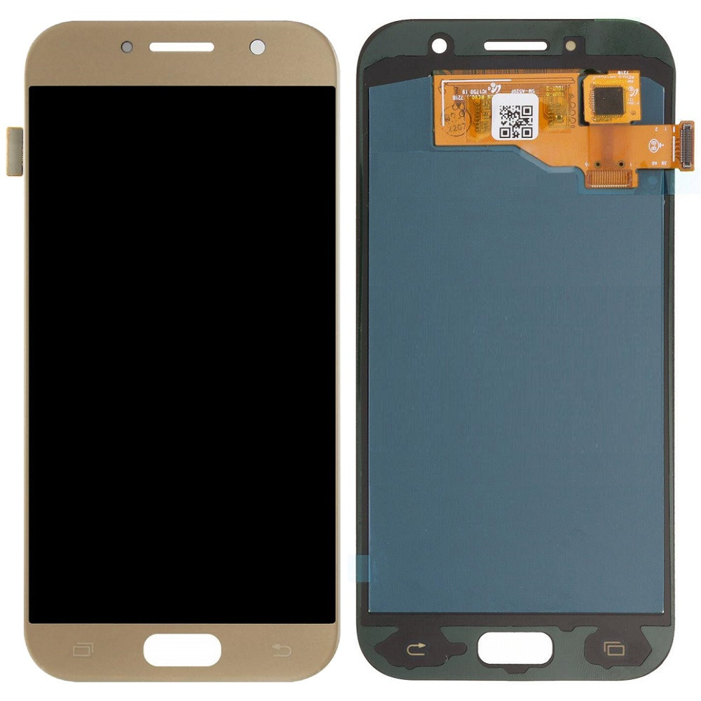 Дисплей Samsung A520 Galaxy A5 2017 золотистий, Gold Sand, OLED, фото 1