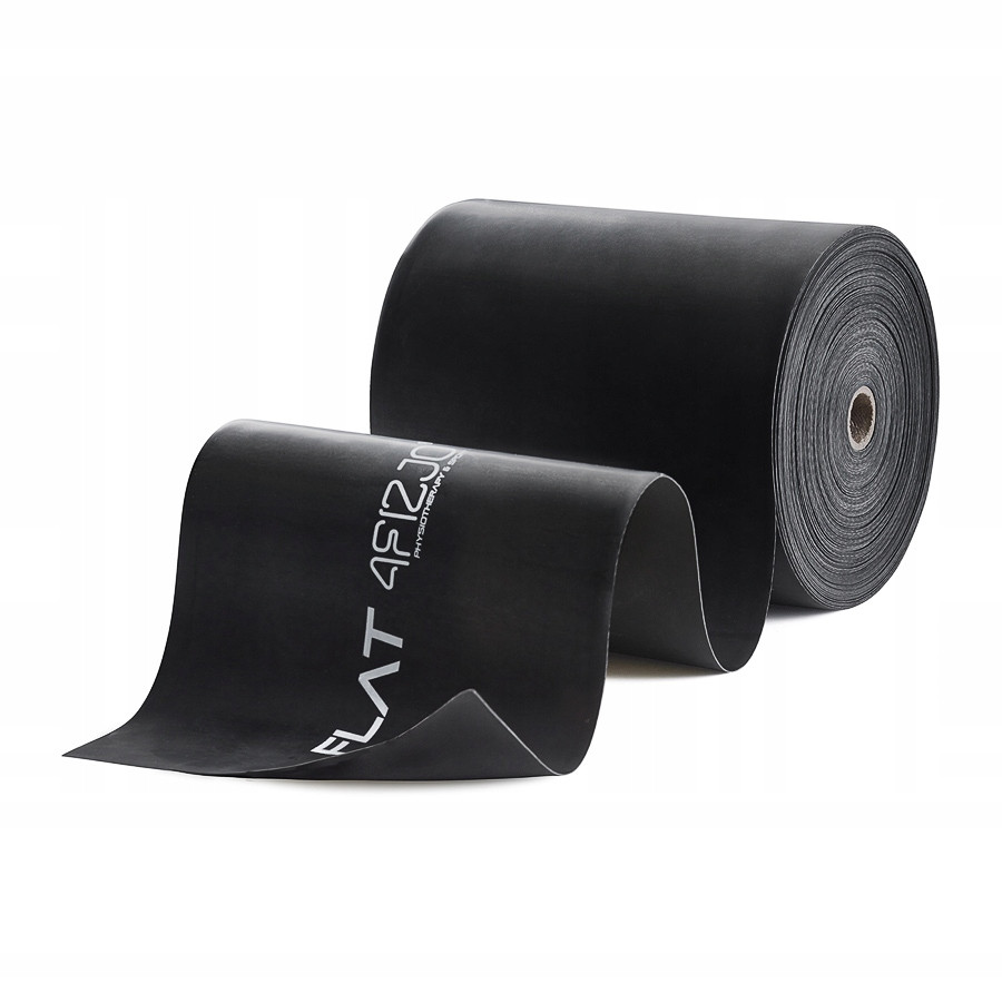 Стрічка-еспандер для спорту та реабілітації 4FIZJO Flat Band 30 м 12-15 кг Black (P-5907739311207), фото 1