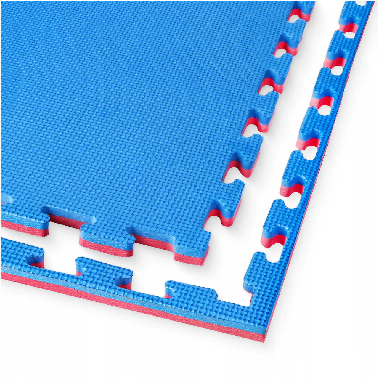 Мат-пазл (ласточкин хвіст) 4FIZJO Mat Puzzle EVA 100 x 100 x 2 cм Blue/Red (P-5907739310002)