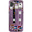 Дисплей Xiaomi Mi 9 чорний, OLED (Small LCD), з рамкою фіолетового кольору, Lavender Violet, фото 2