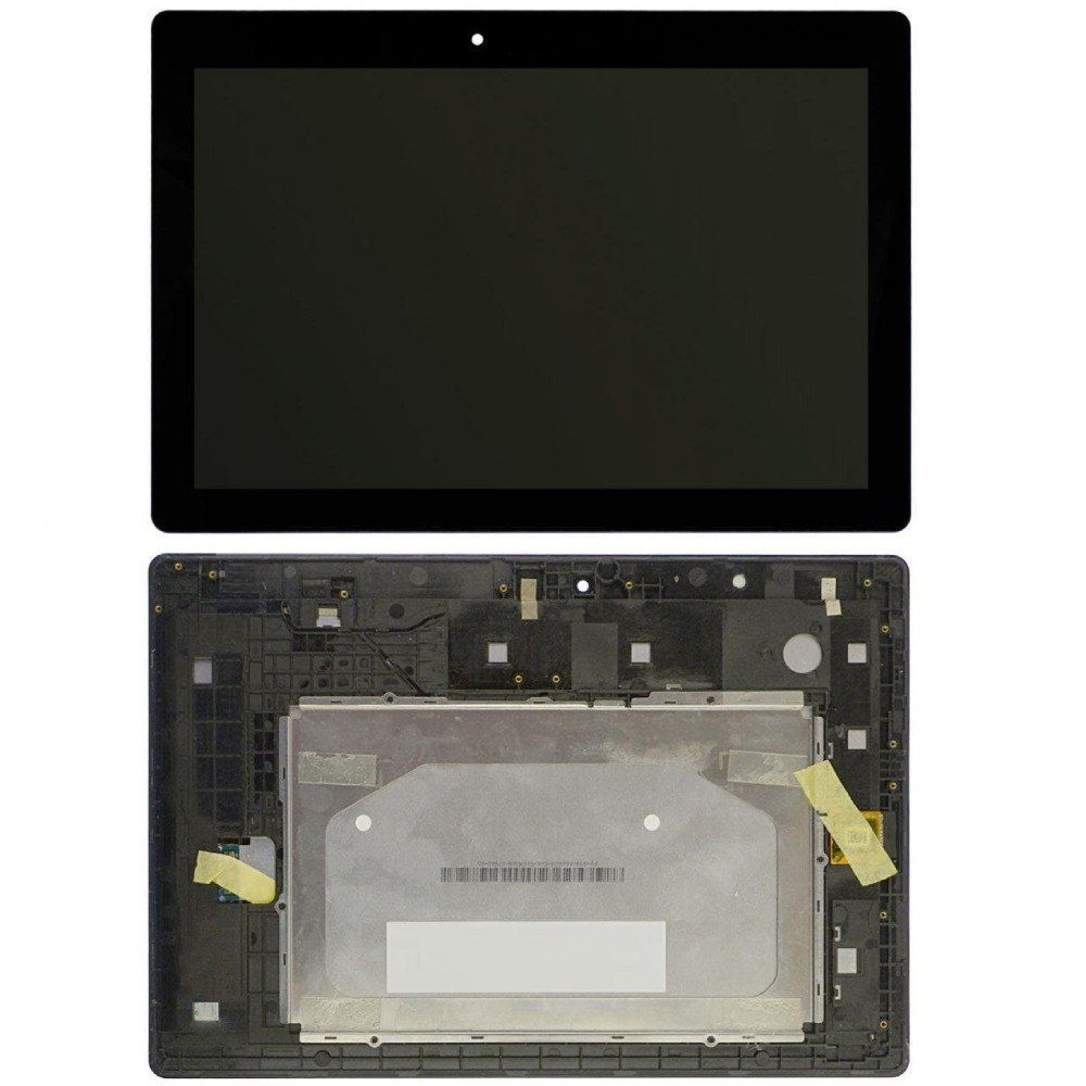Дисплей Lenovo Tab 2 A10-30 X30L LTE /A10-30 X30F Wi-Fi чорний, з рамкою, фото 1