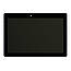 Дисплей Lenovo Tab 2 A10-30 X30L LTE /A10-30 X30F Wi-Fi чорний, з рамкою, фото 2
