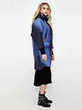 Стильна жіноча демісезонна подовжена куртка утеплена''Атлана'', фото 3