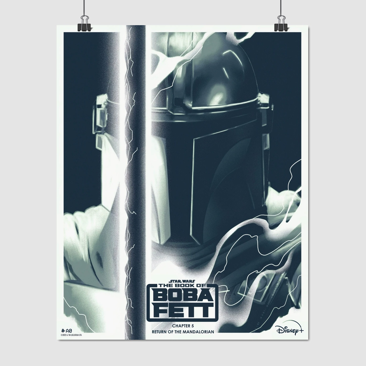Плакат "Книга Боби Фетта, The Book of Boba Fett", 60×48см