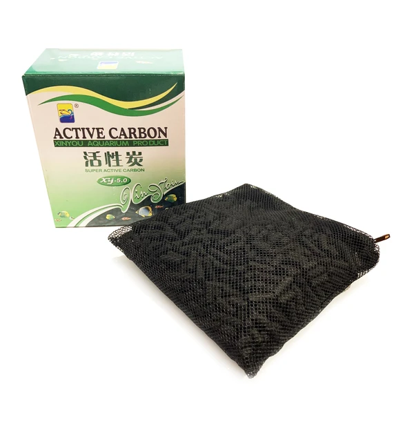 Гранульоване активоване вугілля Minjiang XinYou Active в гранулах для очищення акваріумної води 300г, фото 1