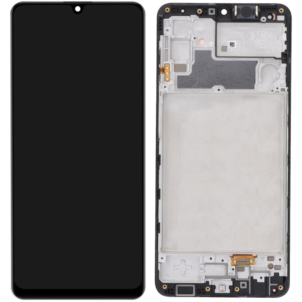 Дисплей Samsung M325 Galaxy M32 чорний, TFT, з рамкою, фото 1