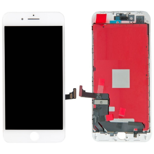 Дисплей iPhone 8 Plus білий, оригінал PRC переклеєне скло, LG, фото 1
