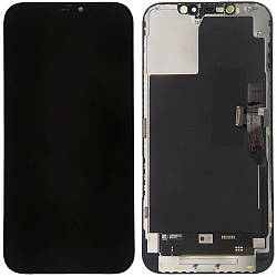 Дисплей iPhone 12 Pro Max чорний, OLED, OEM Soft