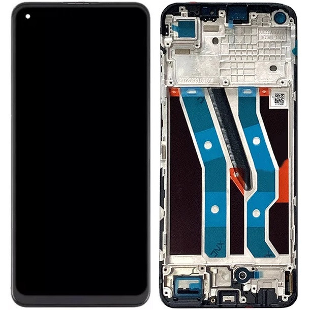 Дисплей Realme 10 4G чорний, OLED, з рамкою, фото 1