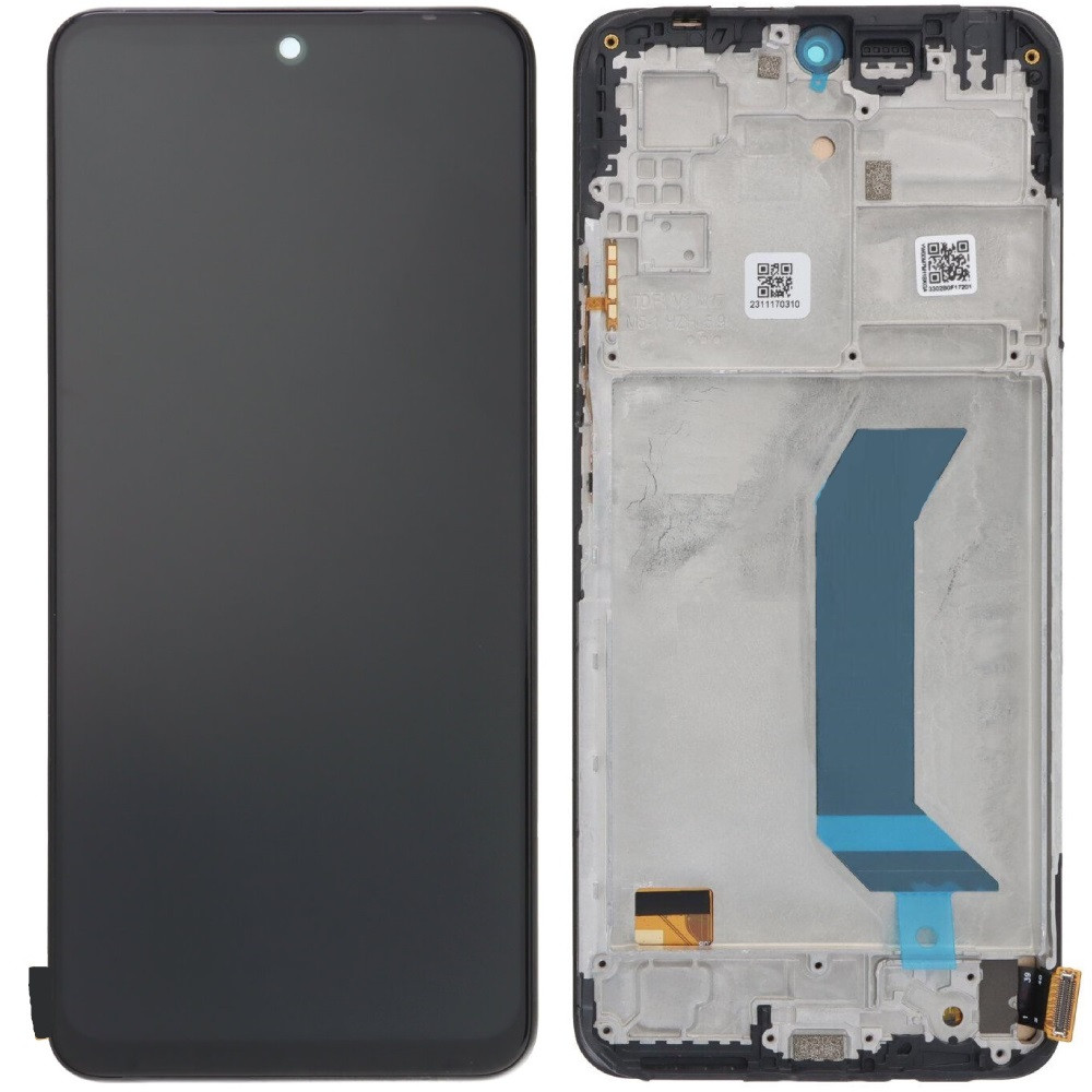 Дисплей Xiaomi Poco X5 /Redmi Note 12 5G чорний, TFT, з рамкою, фото 1