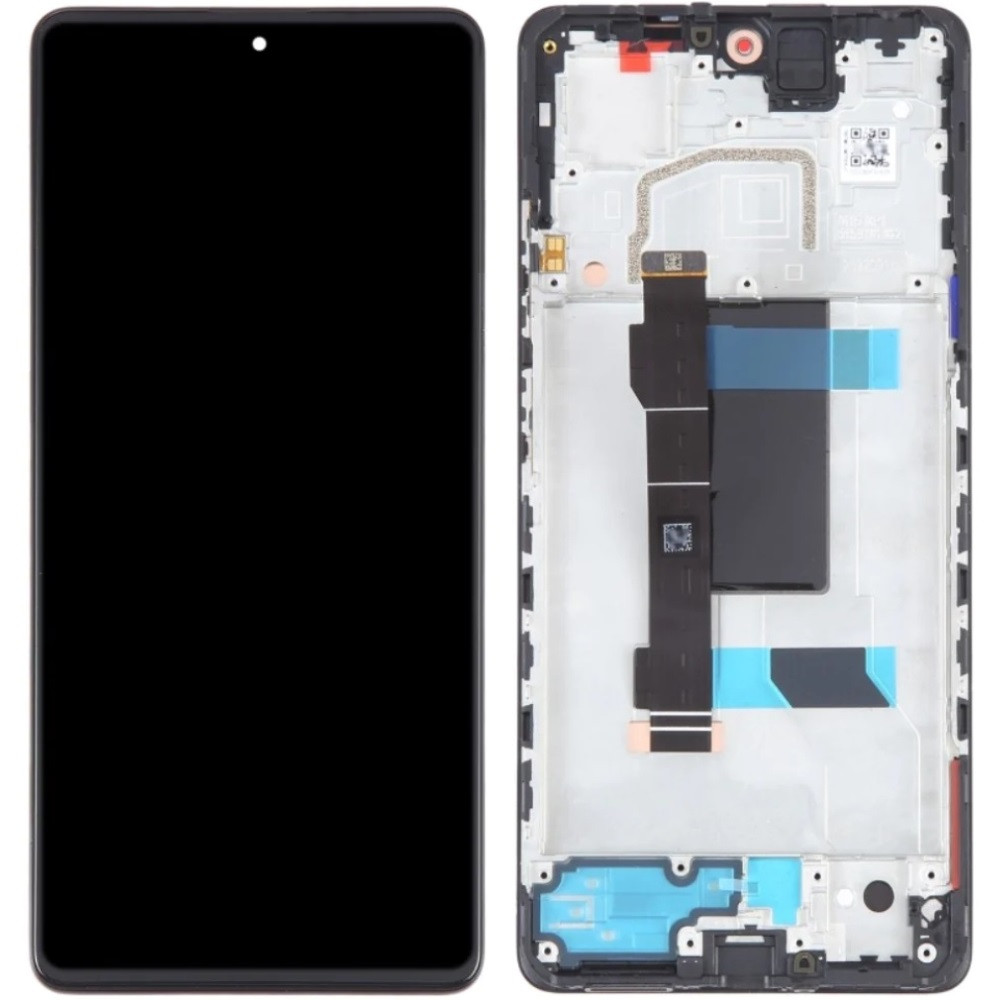 Дисплей Xiaomi Redmi Note 12 Pro 5G /Poco X5 Pro чорний, TFT, з рамкою, фото 1