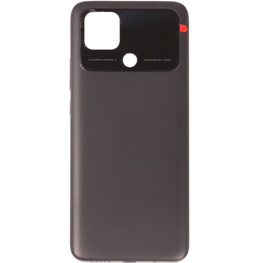 Задня кришка Xiaomi Poco C40 чорна, Power Black, оригінал PRC