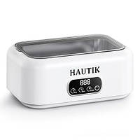 Ультразвуковий очищувач HAUTIK 49000 Гц, очищувач для окулярів, 700 мл, ультразвуковий очищувач з 3 функціями часу та цифровим