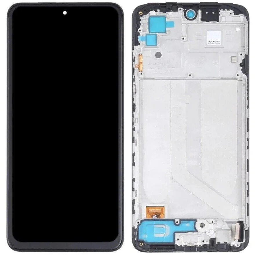 Дисплей Xiaomi Redmi Note 10 /Redmi Note 10S /Poco M5s чорний, Amoled, оригінал PRC, з рамкою, фото 1