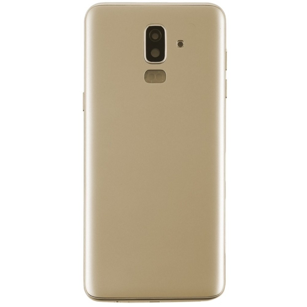 Задня кришка Samsung J810 Galaxy J8 золота, оригінал PRC + скло камери