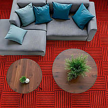 Самоклеюча плитка під ковролін бургунді 300*300*4,5MM (D) SW-00002486, фото 3