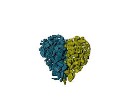 Грунт для акваріума Ginger Pro №23 жовто-блакитний (5-10мм) Ваговий