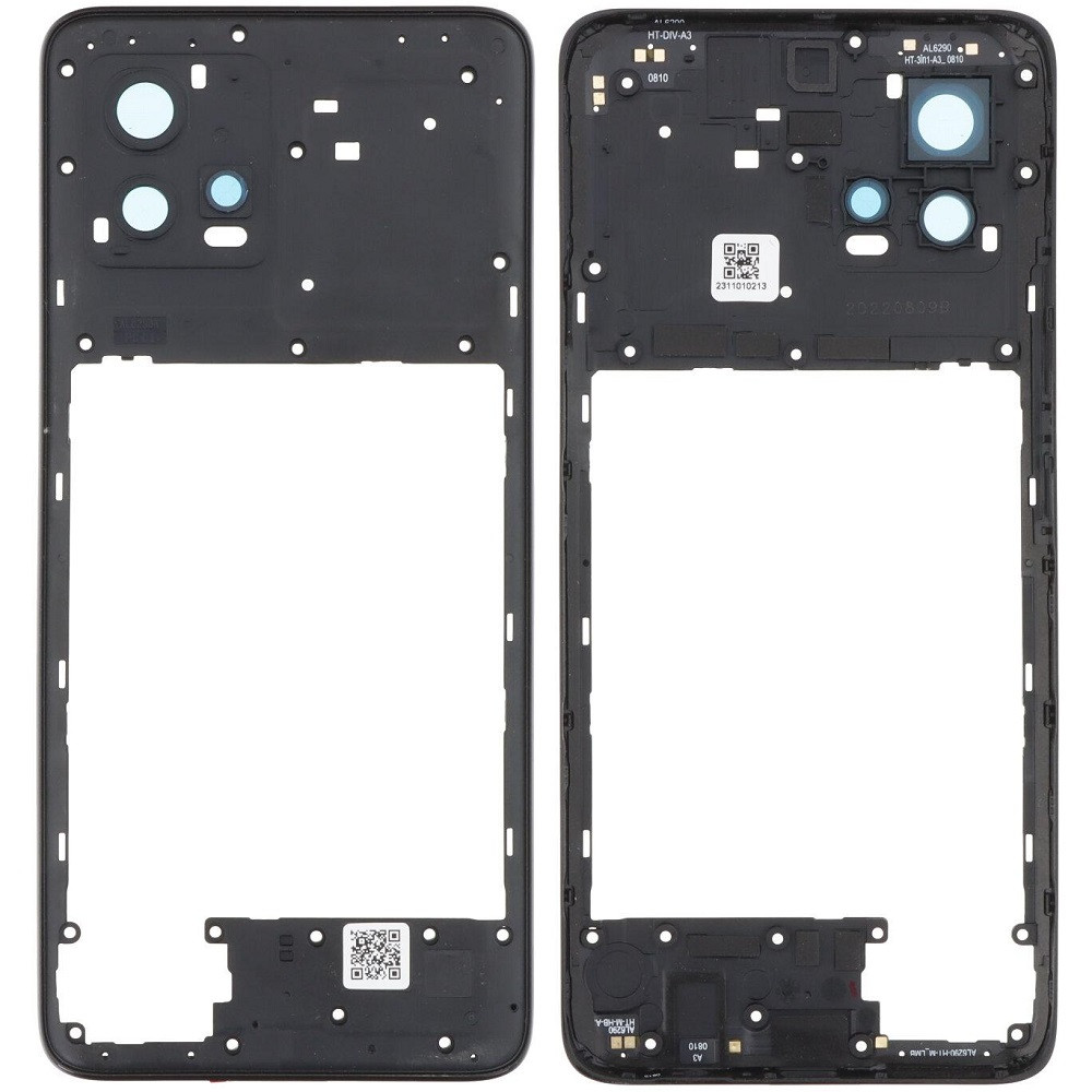 Рамка корпусу Motorola XT2255-1 Moto G72 сіра, Meteorite Gray