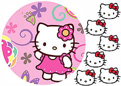 Вафельна картинка Hello Kitty / Хелло кітті