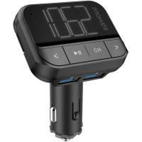 FM модулятор Promate ezfm-2 black AUX\/SD\/USB Black (ezfm-2.black)