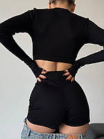 Жіночий комплект шорти з топом, фото 10