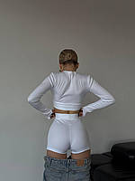 Жіночий комплект шорти з топом, фото 5