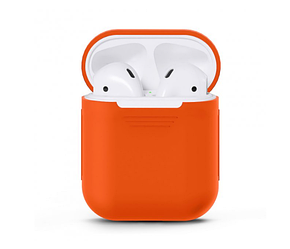 Силіконовий чохол Apple AirPods (без коробки) Помаранчевий