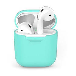 Силіконовий чохол Apple AirPods Блакитний