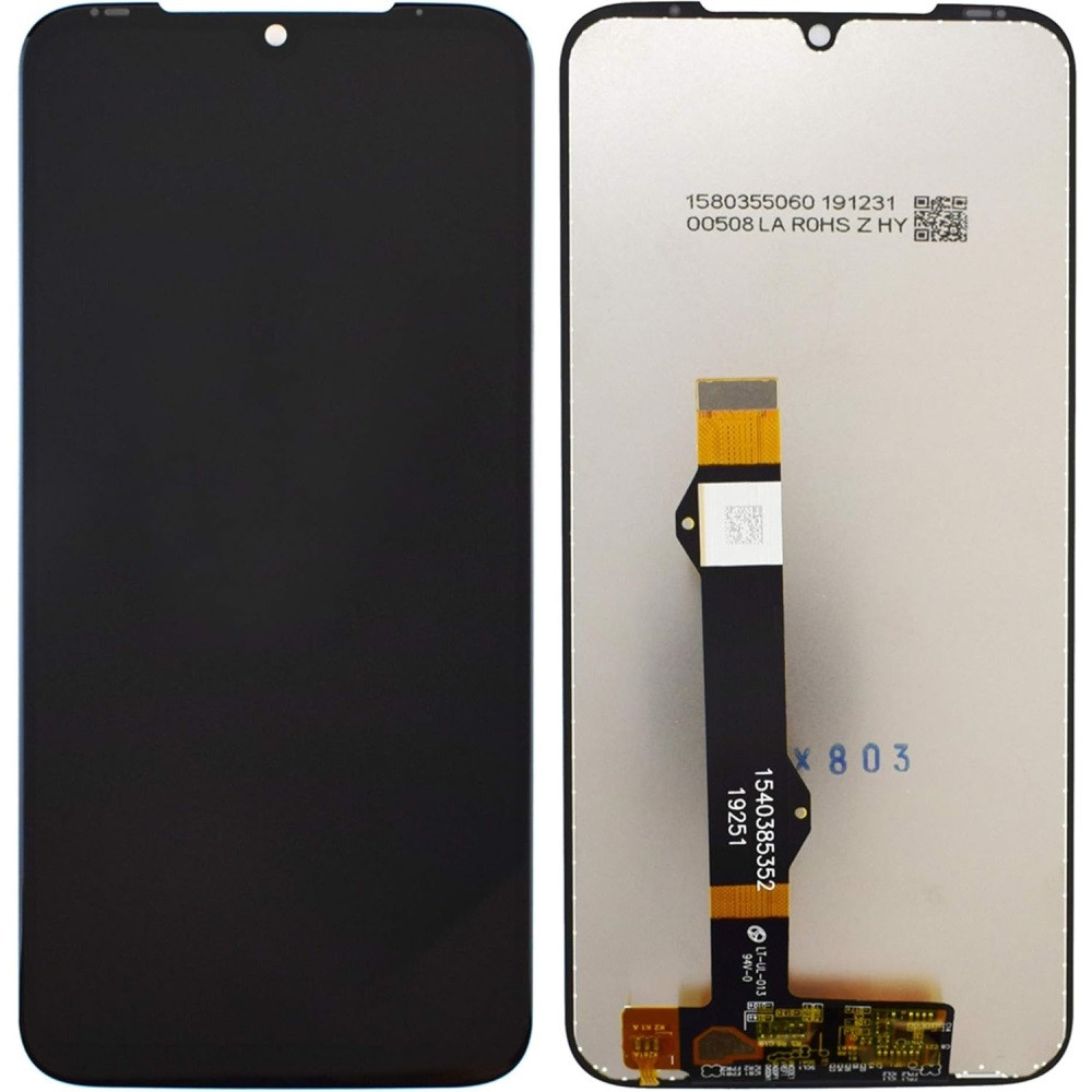 Дисплей Motorola XT2019 Moto G8 Plus чорний, фото 1