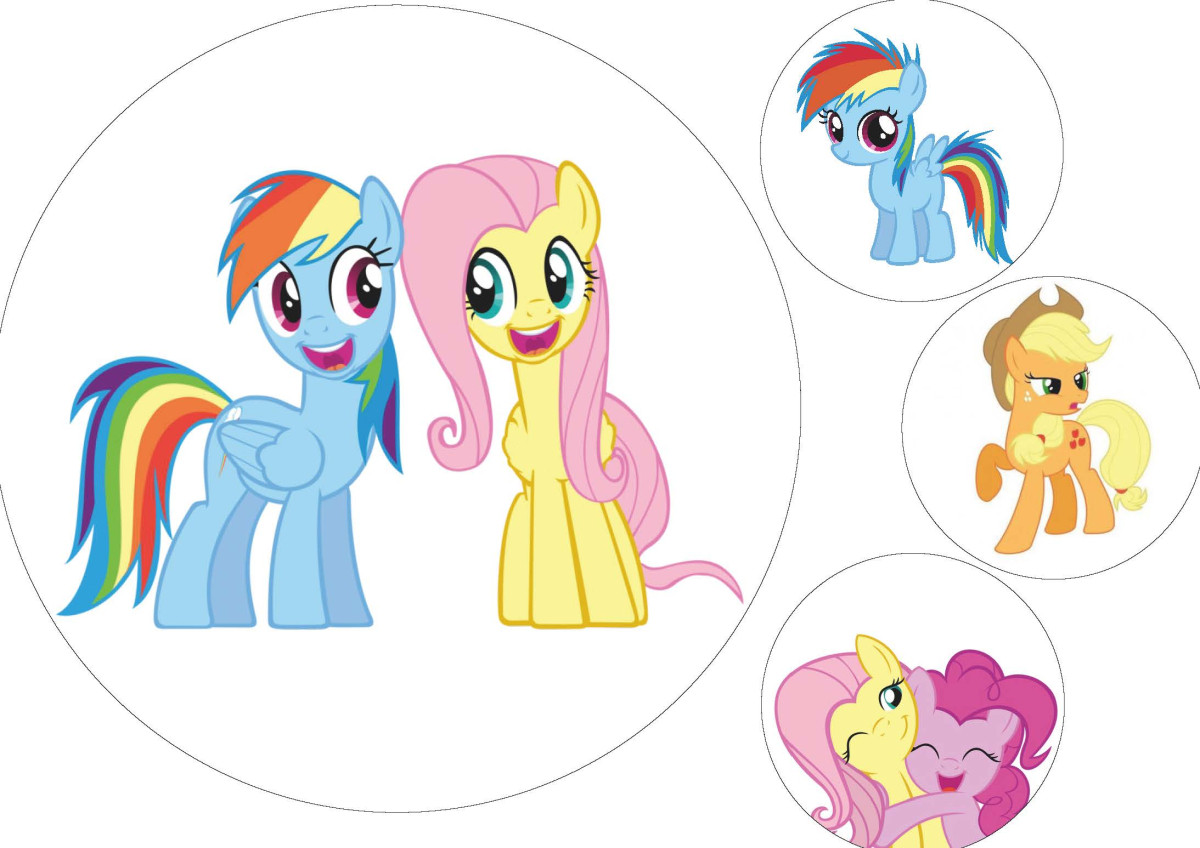 Вафельна картинка Поні 7, фото 1