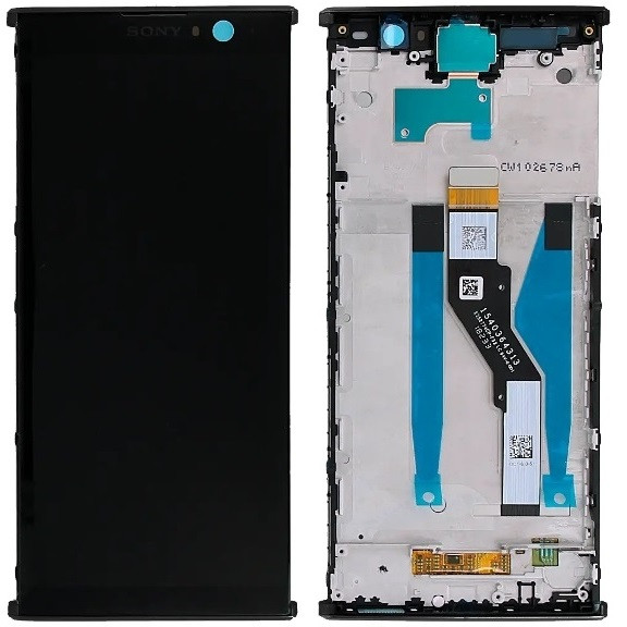 Дисплей Sony H4413 Xperia XA2 Plus Dual /H4493 чорний, оригінал PRC, з рамкою, фото 1