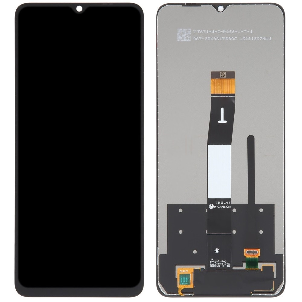 Дисплей Xiaomi Redmi 12C /Redmi 11A /Poco C55 чорний, оригінал PRC, фото 1