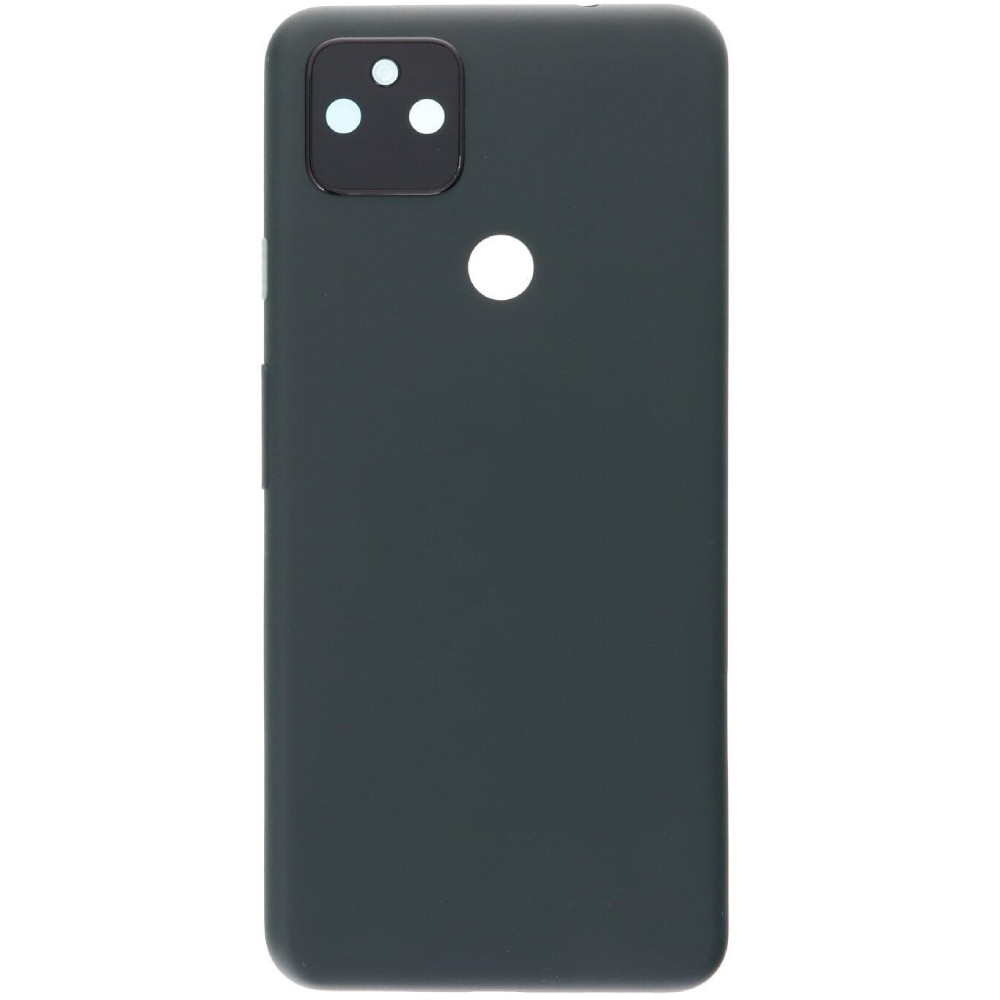 Задня кришка Google Pixel 5a 5G чорна, Mostly Black, оригінал PRC + скло камери, з розбирання
