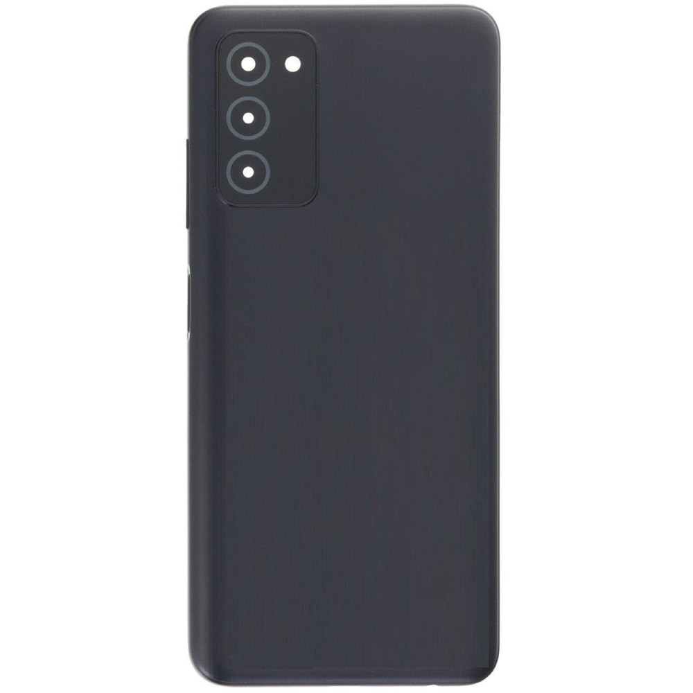 Задня кришка Samsung A037 Galaxy A03s чорна, оригінал PRC + скло камери