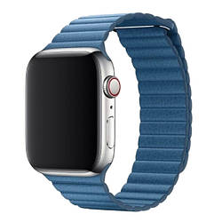 Ремінець Apple Watch 38/40mm Leather Loop Cape Cod Blue