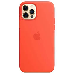 Силіконовий чохол iPhone 12 Pro Max Apple Silicone Case Electric Orange