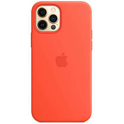 Силіконовий чохол iPhone 12 /12 Pro Apple Silicone Case Electric Orange