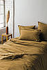 Постільна Білизна поплін Issimo Home Savanna Mustard двоспальний євро 200х220см, фото 2