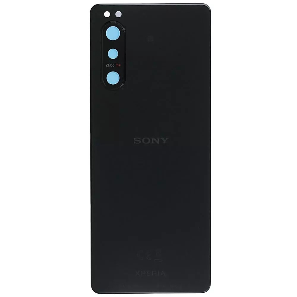 Задня кришка Sony Xperia 5 II XQ-AS72 чорна, оригінал PRC + скло камери