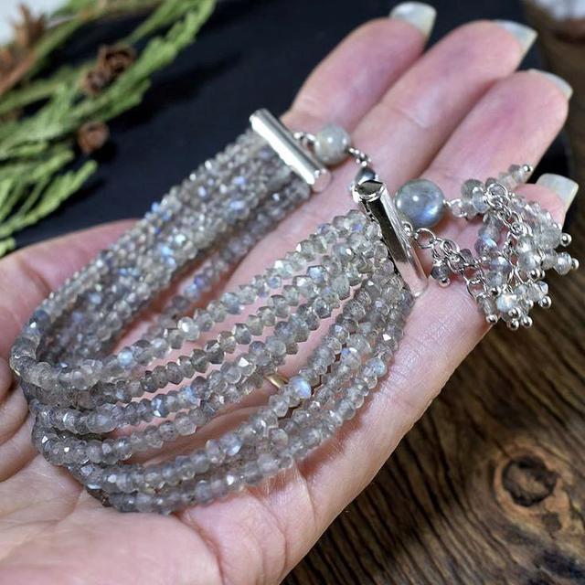 Браслет з намистин ронделів