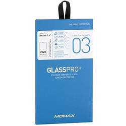 Захисне скло iPhone 12 mini прозоре, 0.3mm, Glass Pro+ Premium Screen Protector, Momax (PZAP20SB1T)