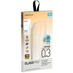 Захисне скло iPhone 12 mini прозоре, 0.3mm, Glass Pro+ Anti-Bacterial Screen Protector, Momax (PZAP20SBS1T)