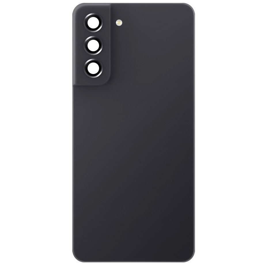 Задня кришка Samsung G990 Galaxy S21 FE 5G чорна, Graphite, оригінал PRC + скло камери