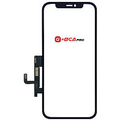 Сенсорний екран iPhone 12 /12 Pro чорний, з OCA-плівкою, з сіткою динаміка, оригінал PRC G+OCA PRo