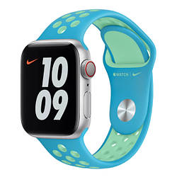 Ремінець Apple Watch 38/40mm Nike Sport Band Chlorine Blue (size S)