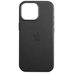 Шкіряний чохол iPhone 15 Pro Max Apple Leather Case with MagSafe (анімація) - Black