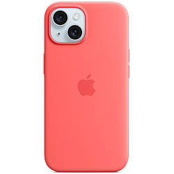 Силіконовий чохол iPhone 15 Apple Silicone Case - Guava